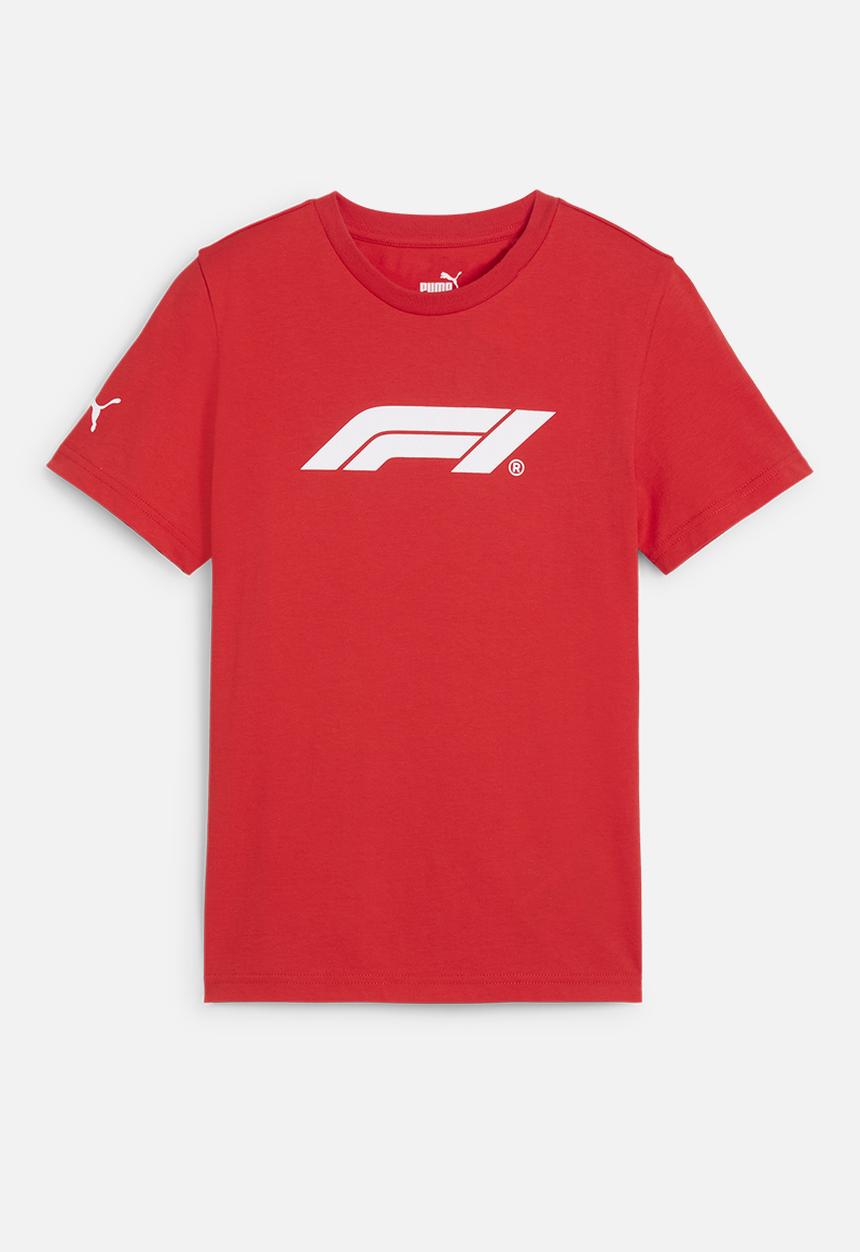 PUMA - F1 Ess Kids Tee - Pop Red