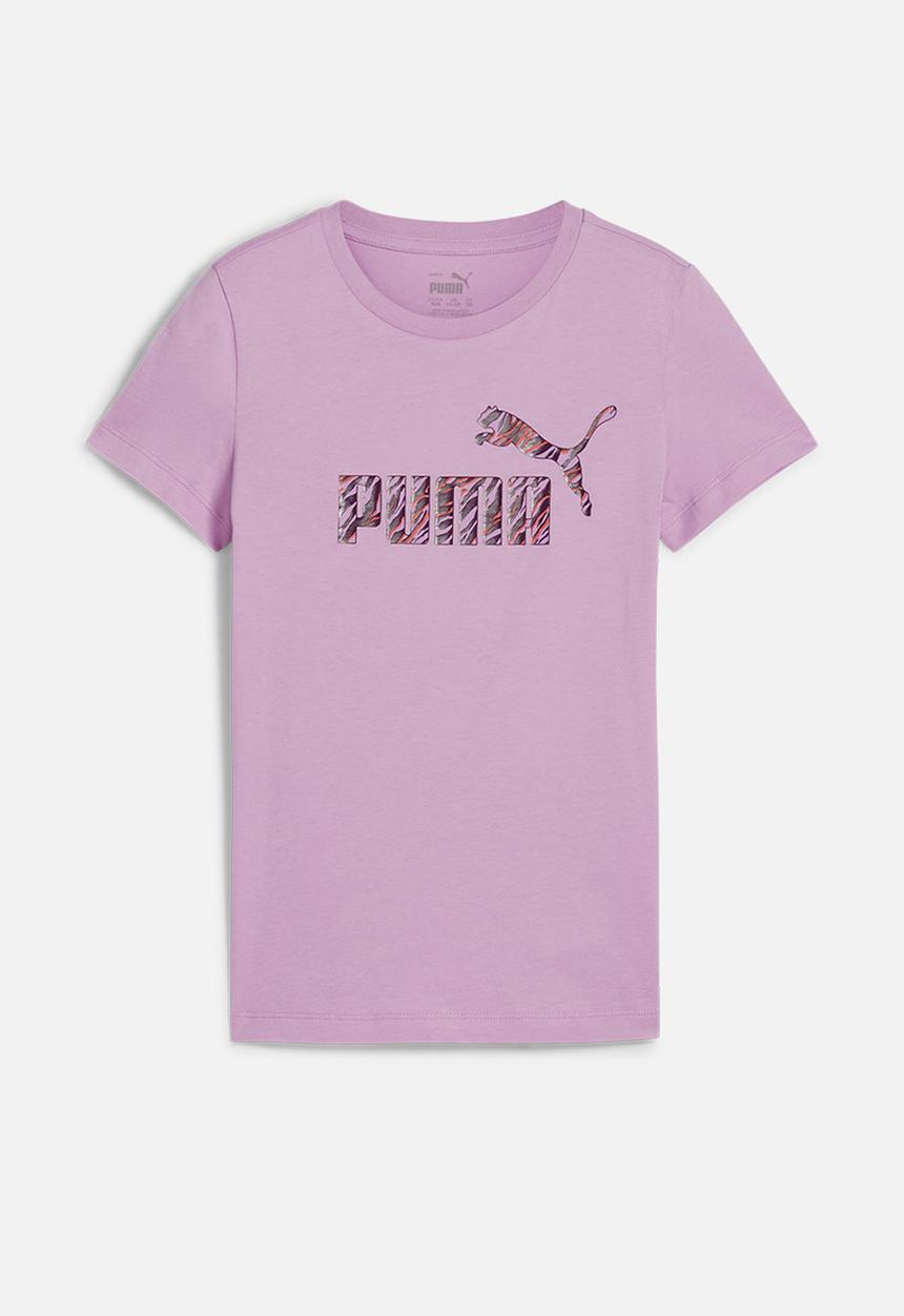 PUMA - Ess+ Animal Graphic Tee G - Mauved Out