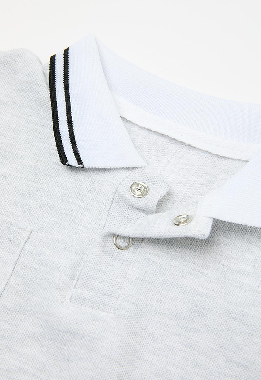 Pop Candy - Collared romper - grey