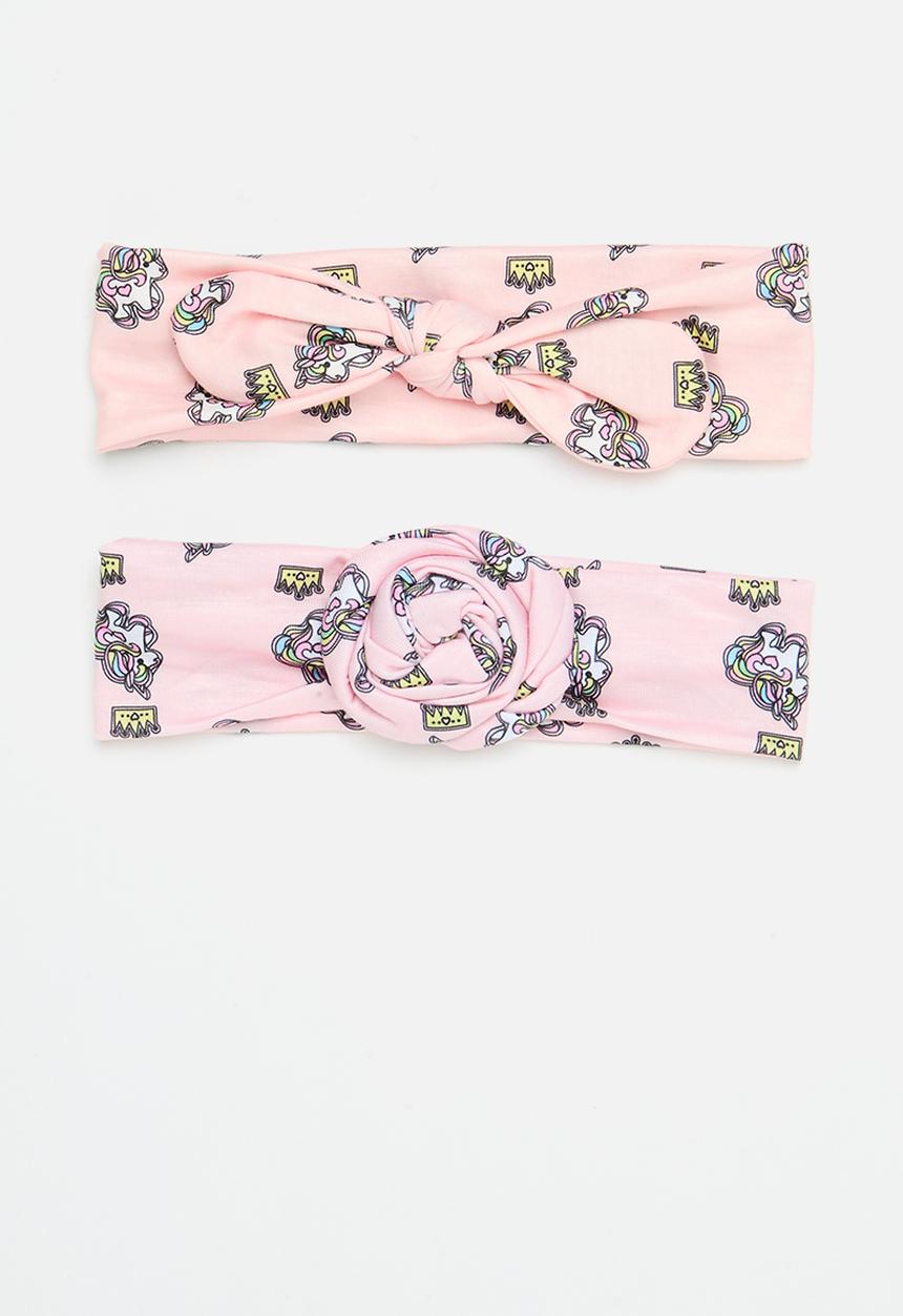 Pop Candy - 2 Pack bowknot headband - pink