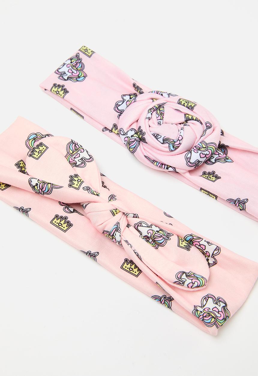 Pop Candy - 2 Pack bowknot headband - pink
