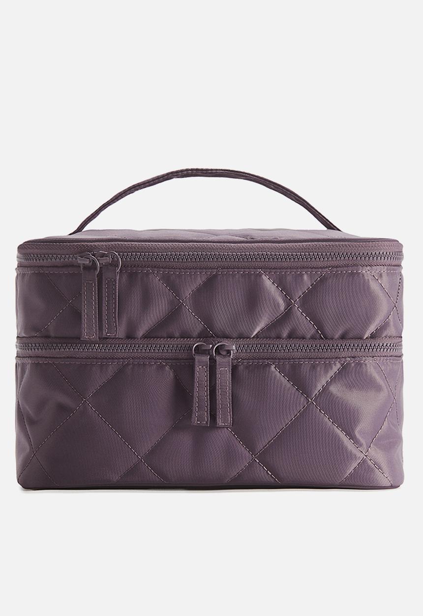 H&M - Large two-tiered wash bag - purple