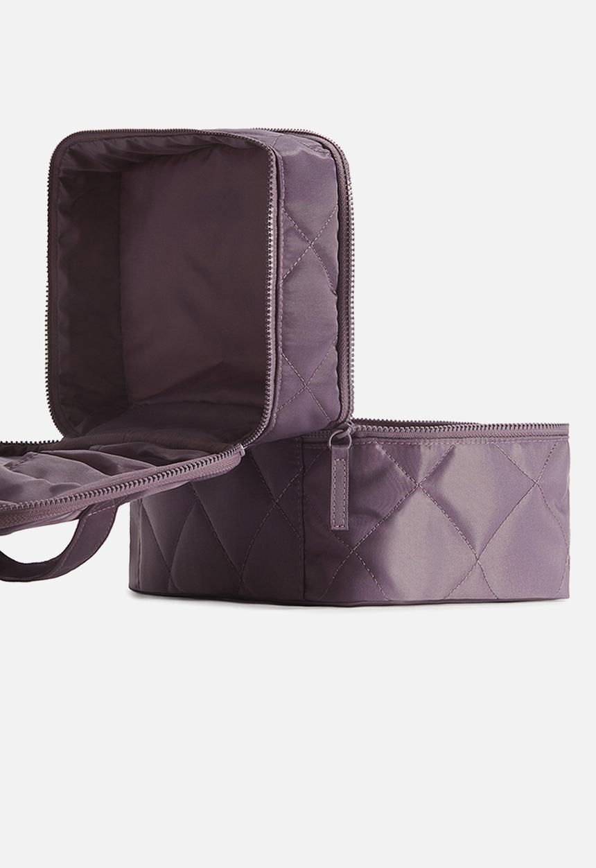 H&M - Large two-tiered wash bag - purple