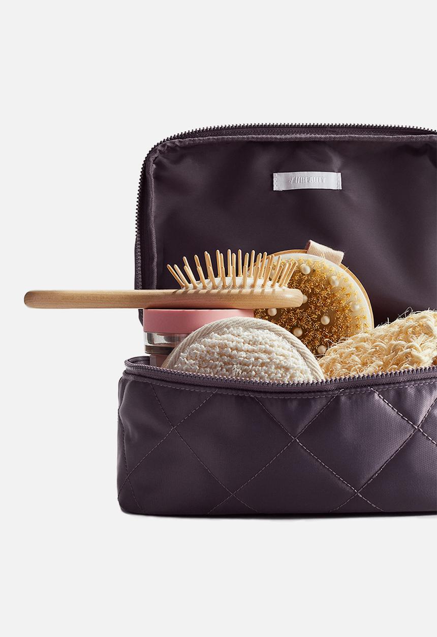 H&M - Large two-tiered wash bag - purple