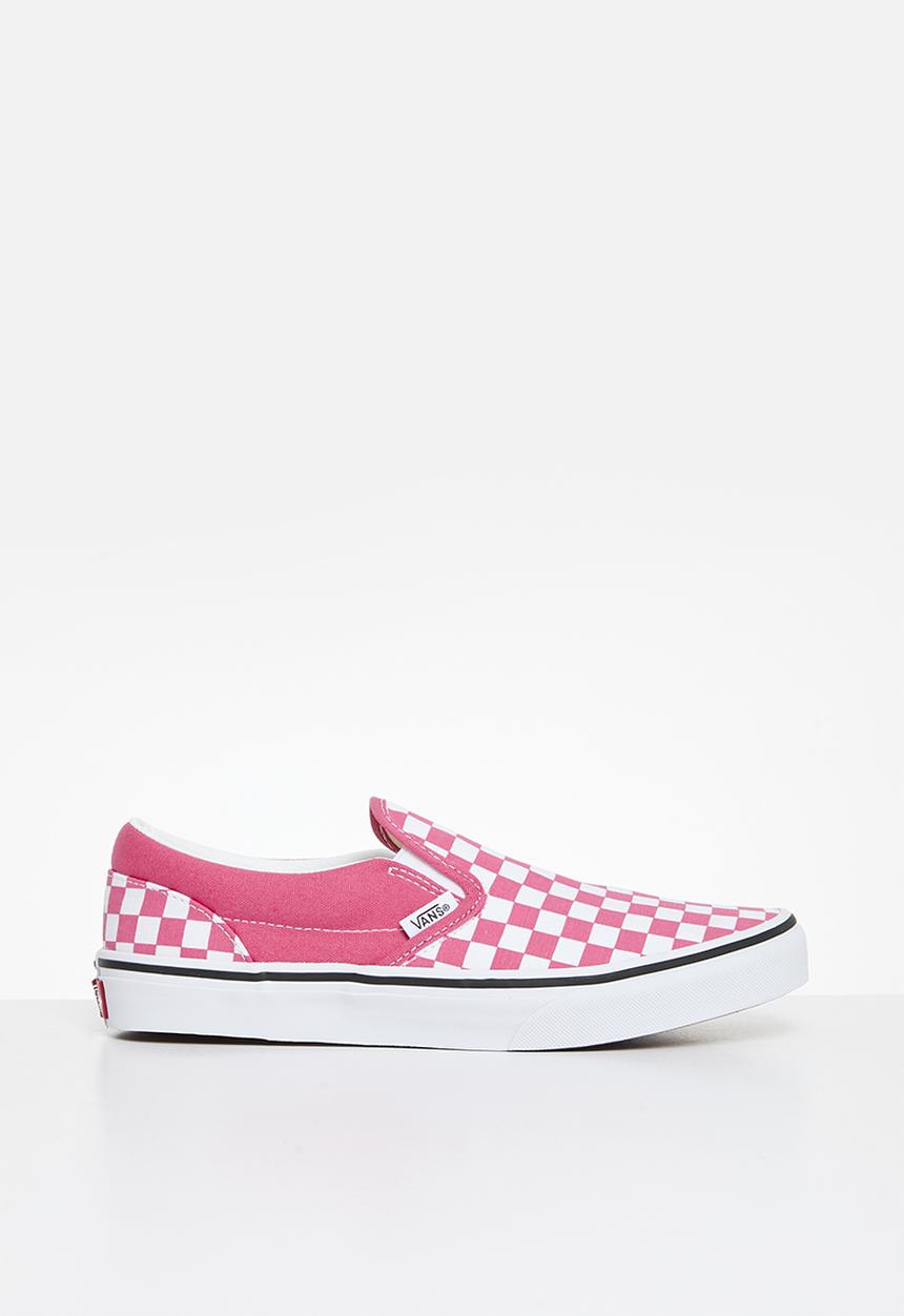Vans - Classic Slip-On-Color Theory Checkerboard Honeysuckle