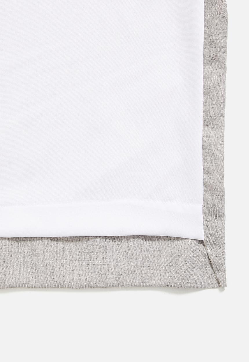 Sixth Floor - Capri Texture Eyelet Curtain - Grey