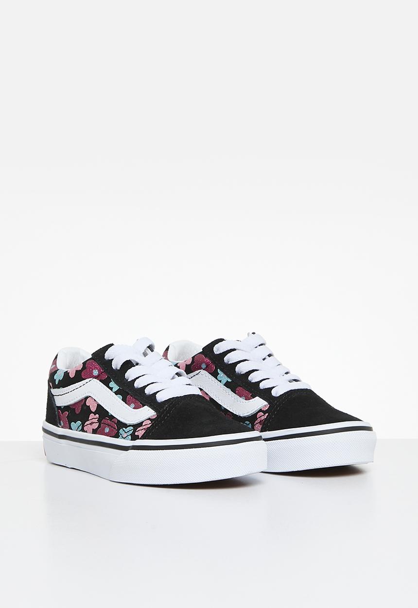 Vans - Old Skool- Glitter Flower Power Multi/True White