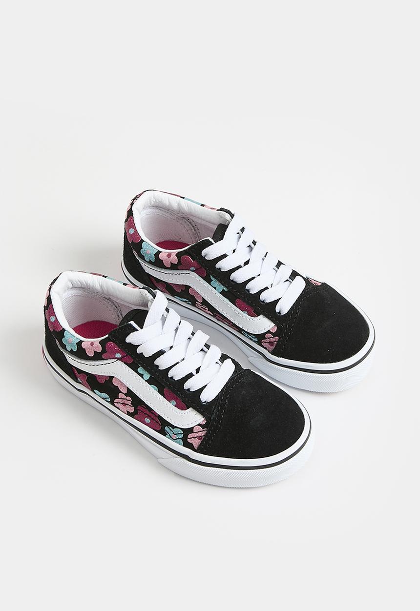 Vans - Old Skool- Glitter Flower Power Multi/True White