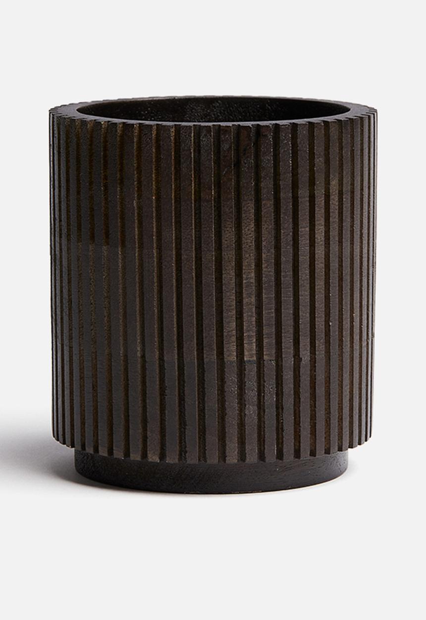 H&M - Wooden cutlery holder - brown