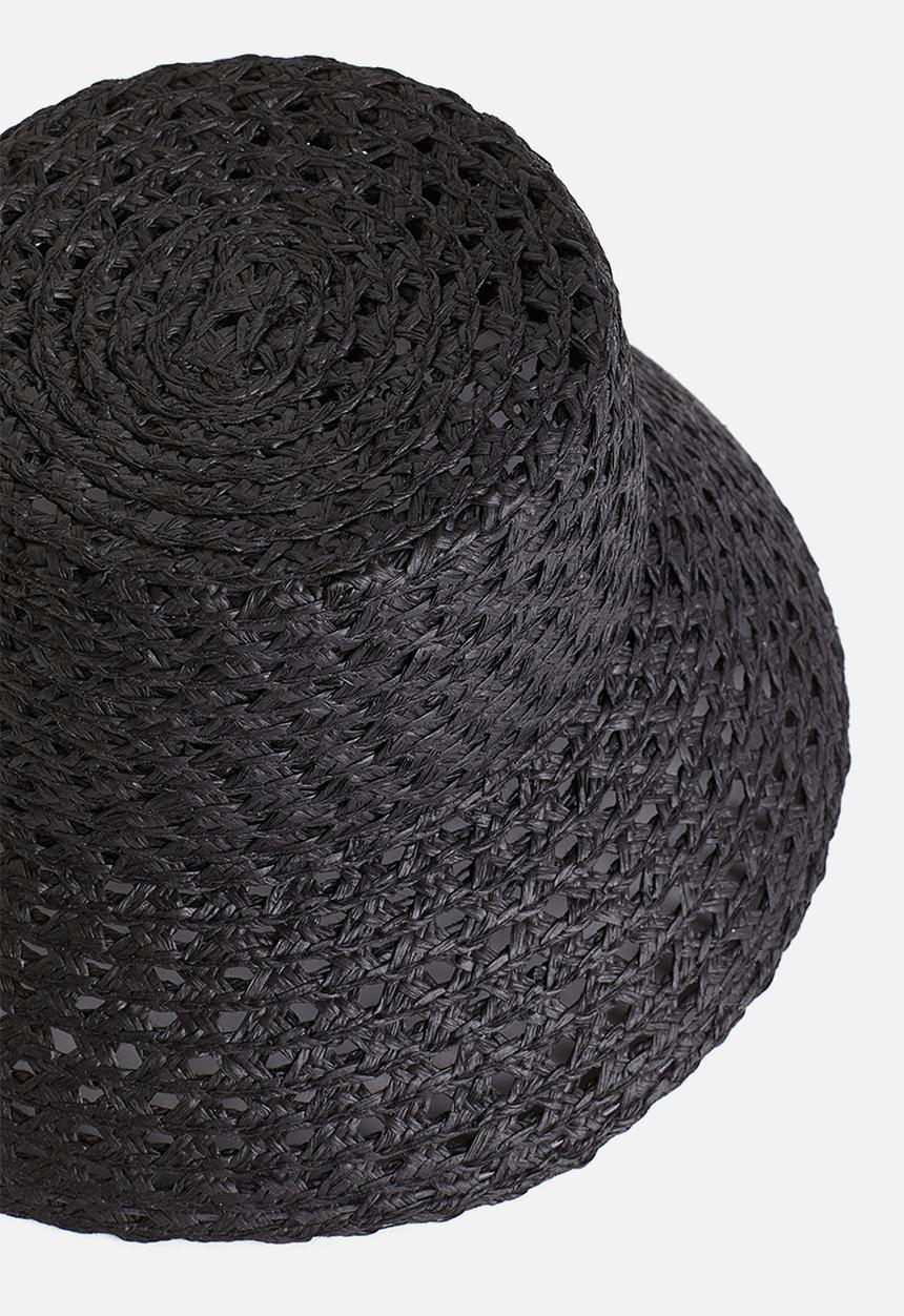 H&M - Straw hat - black