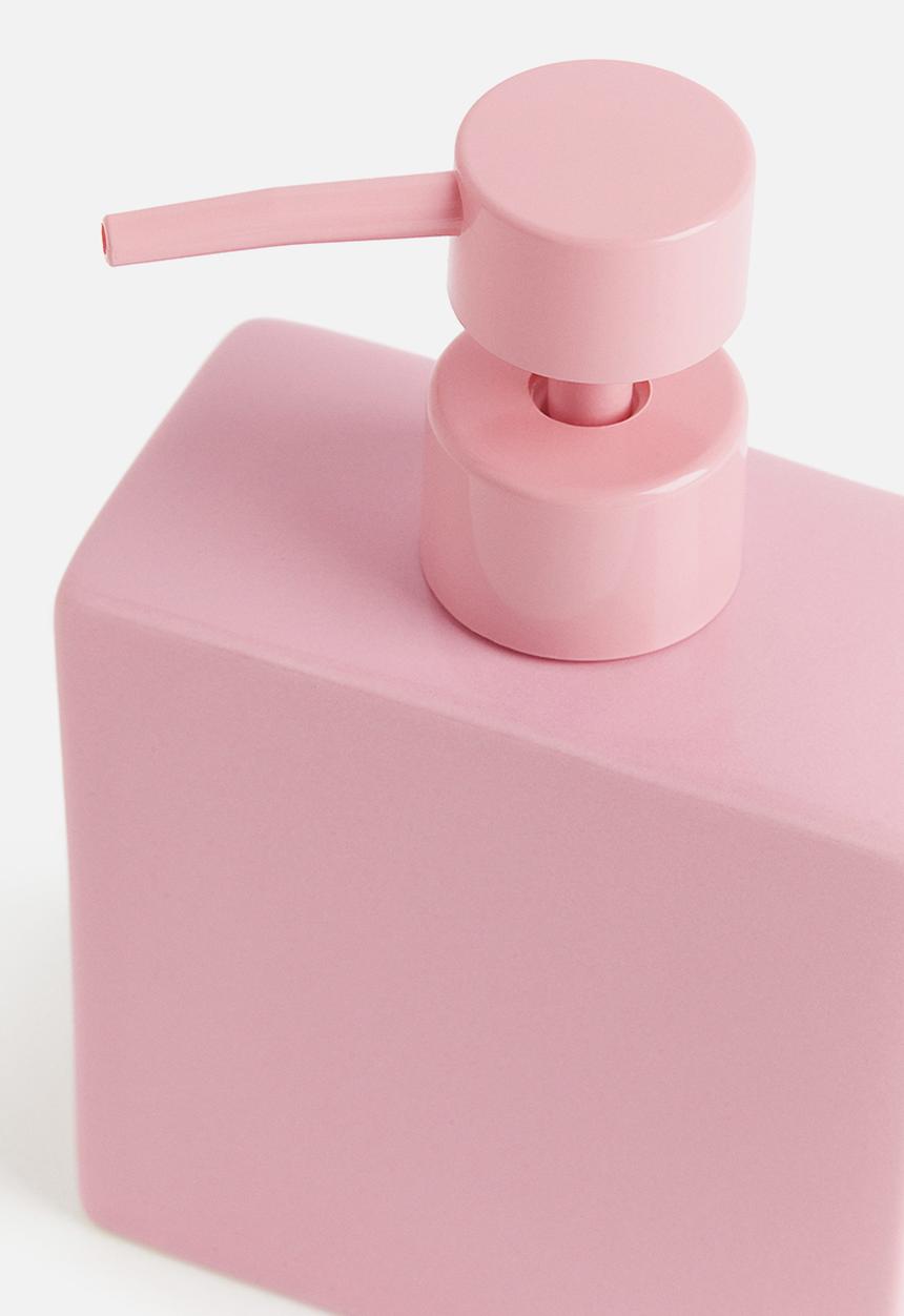 H&M - Stoneware soap dispenser - light pink