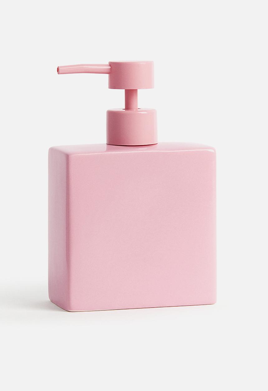 H&M - Stoneware soap dispenser - light pink