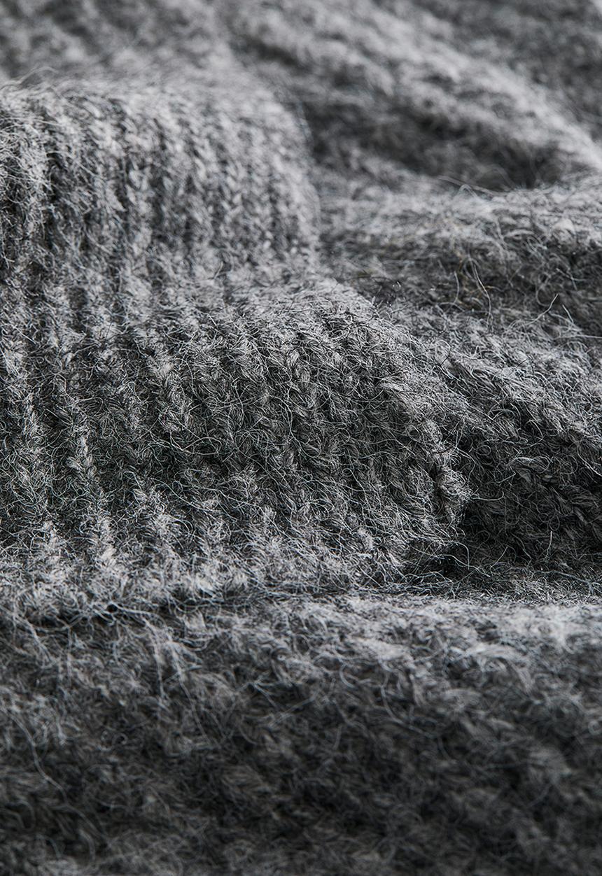 H&M - Rib-knit blanket - grey