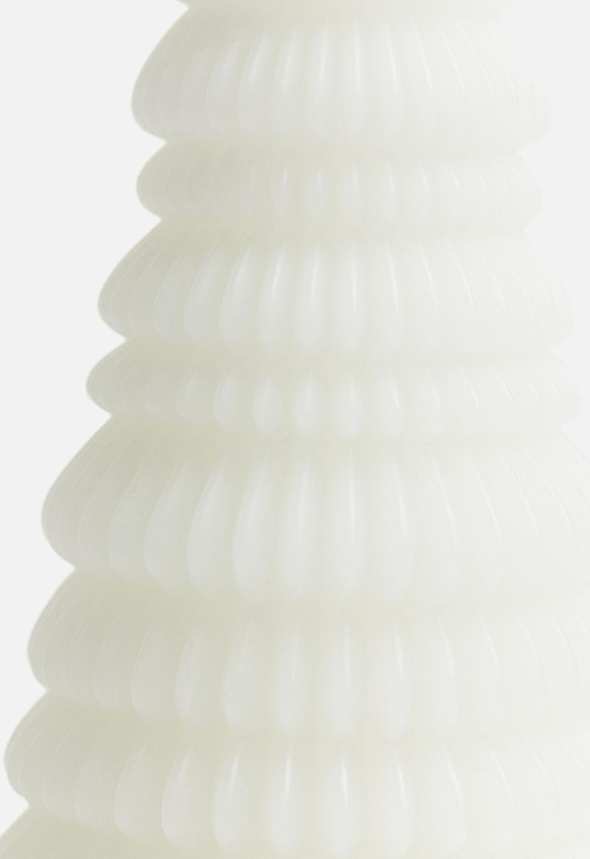 H&M - Fir-tree-shaped candle - white