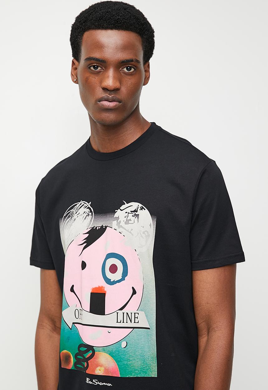 Ben Sherman - Off Line Texture T-Shirt - Black