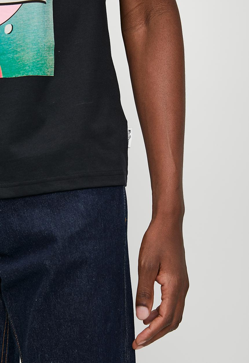 Ben Sherman - Off Line Texture T-Shirt - Black