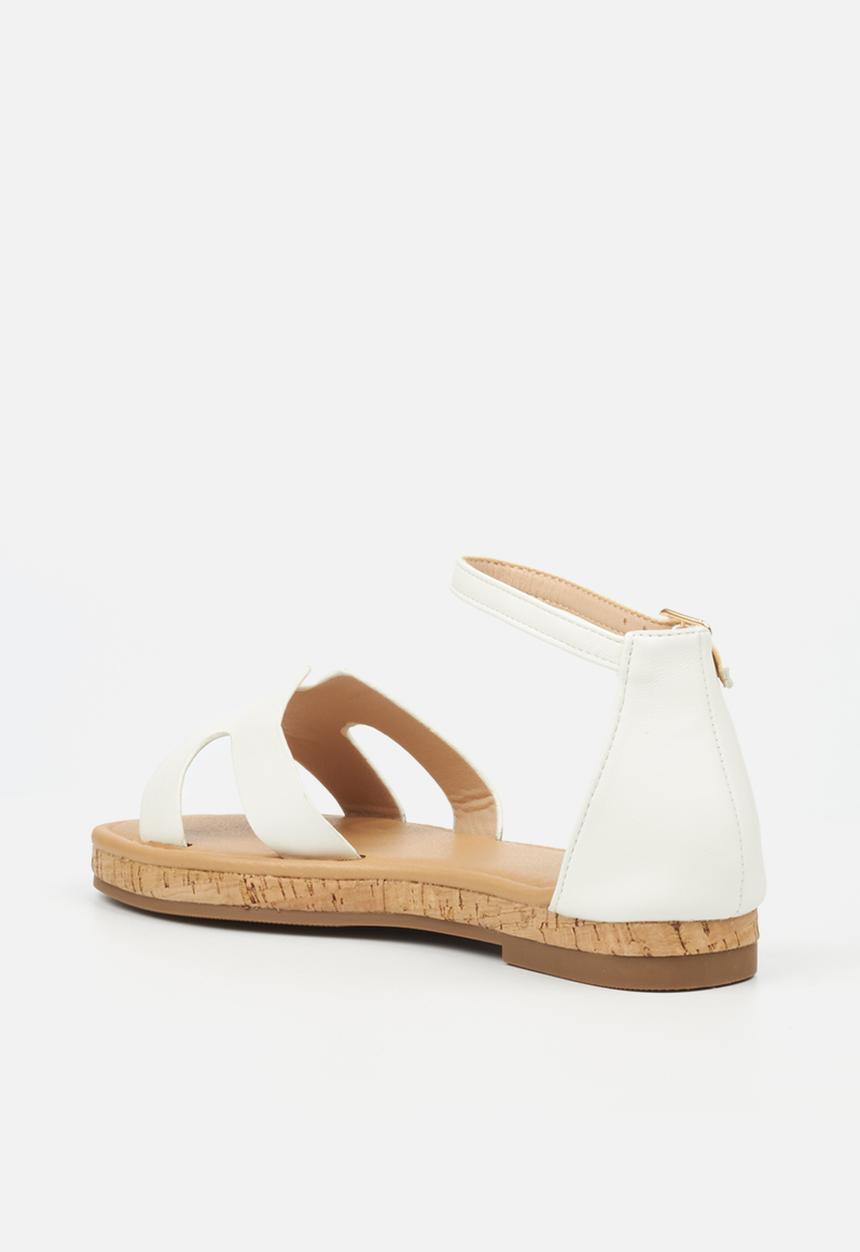Viabeach - Shiraz 1 ankle strap - white