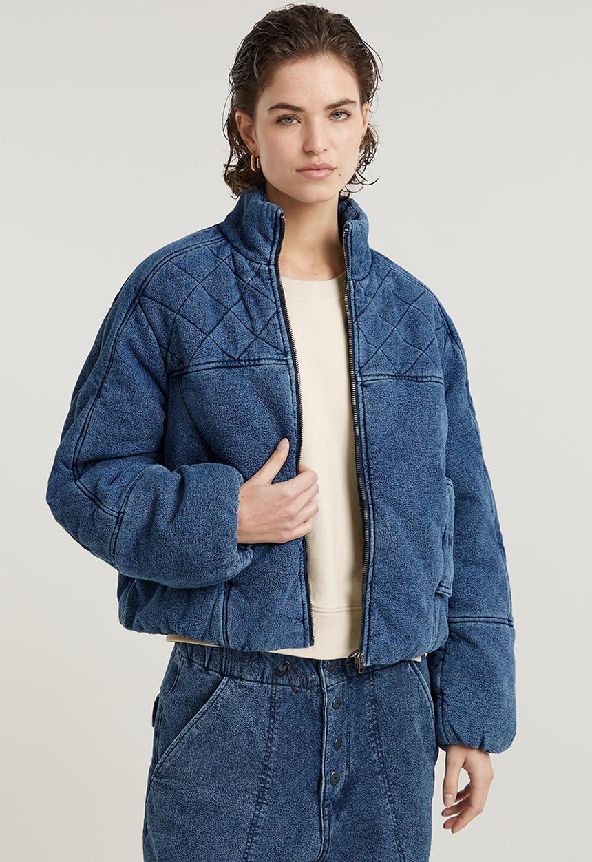G-STAR - Padded Cocoon Bomber Wmn - Faded Indigo Shield