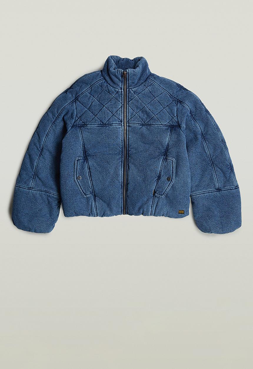 G-STAR - Padded Cocoon Bomber Wmn - Faded Indigo Shield