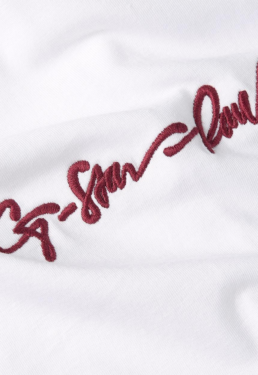 G-STAR - Circle back gr r t - white