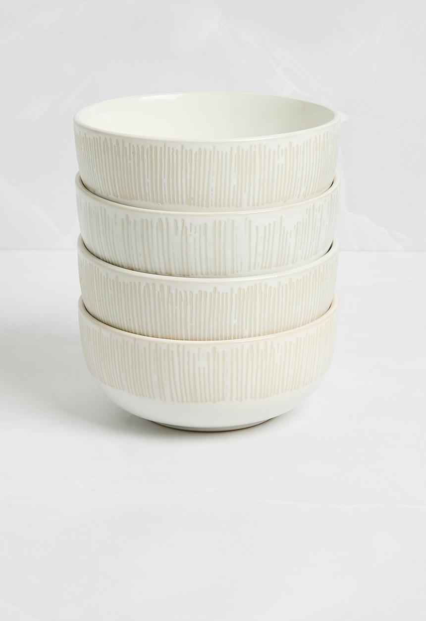 Sixth Floor - Singita cereal bowl set of 4 -  Natural