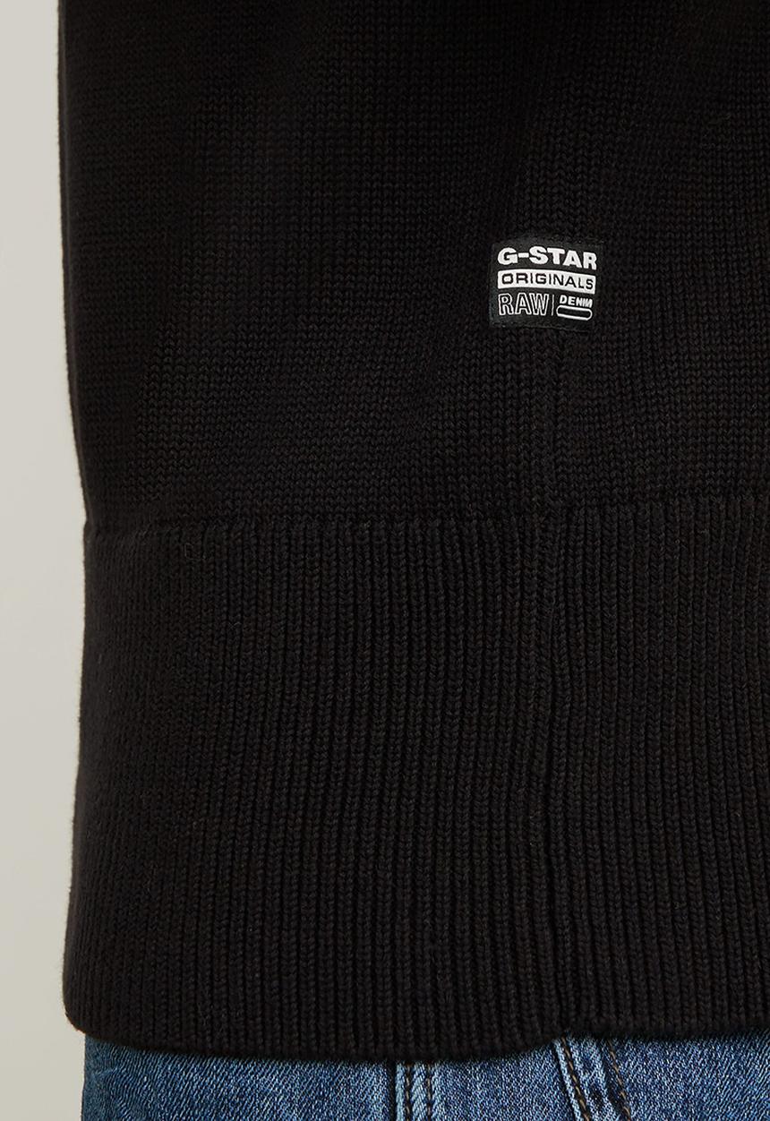 G-STAR - Fisherman turtle knit - dk black