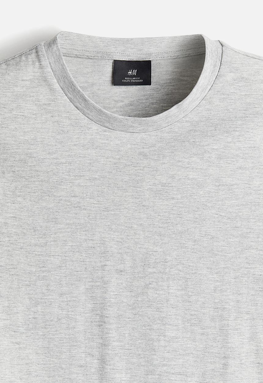 H&M - Regular fit t-shirt - grey