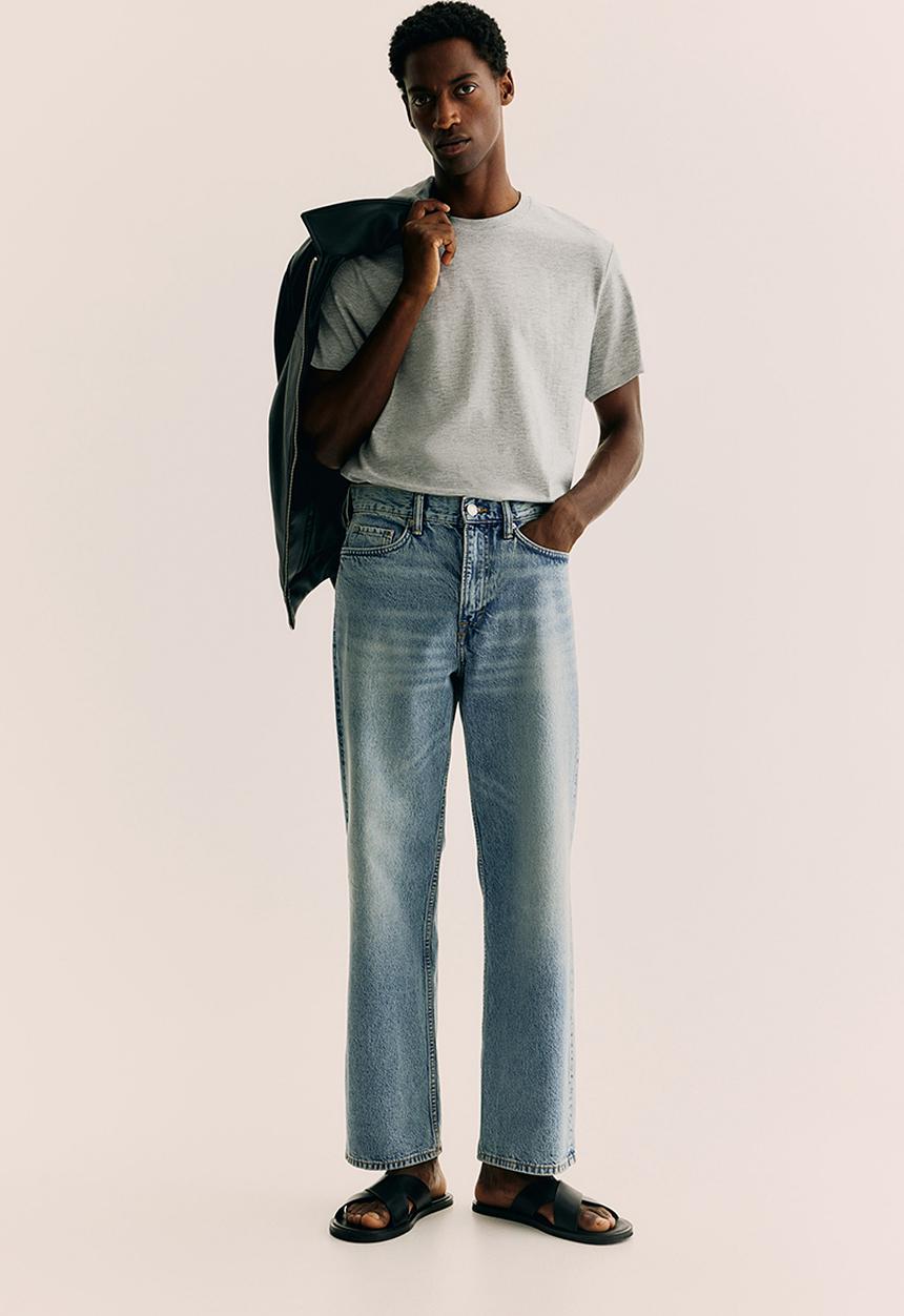 H&M - Regular fit t-shirt - grey