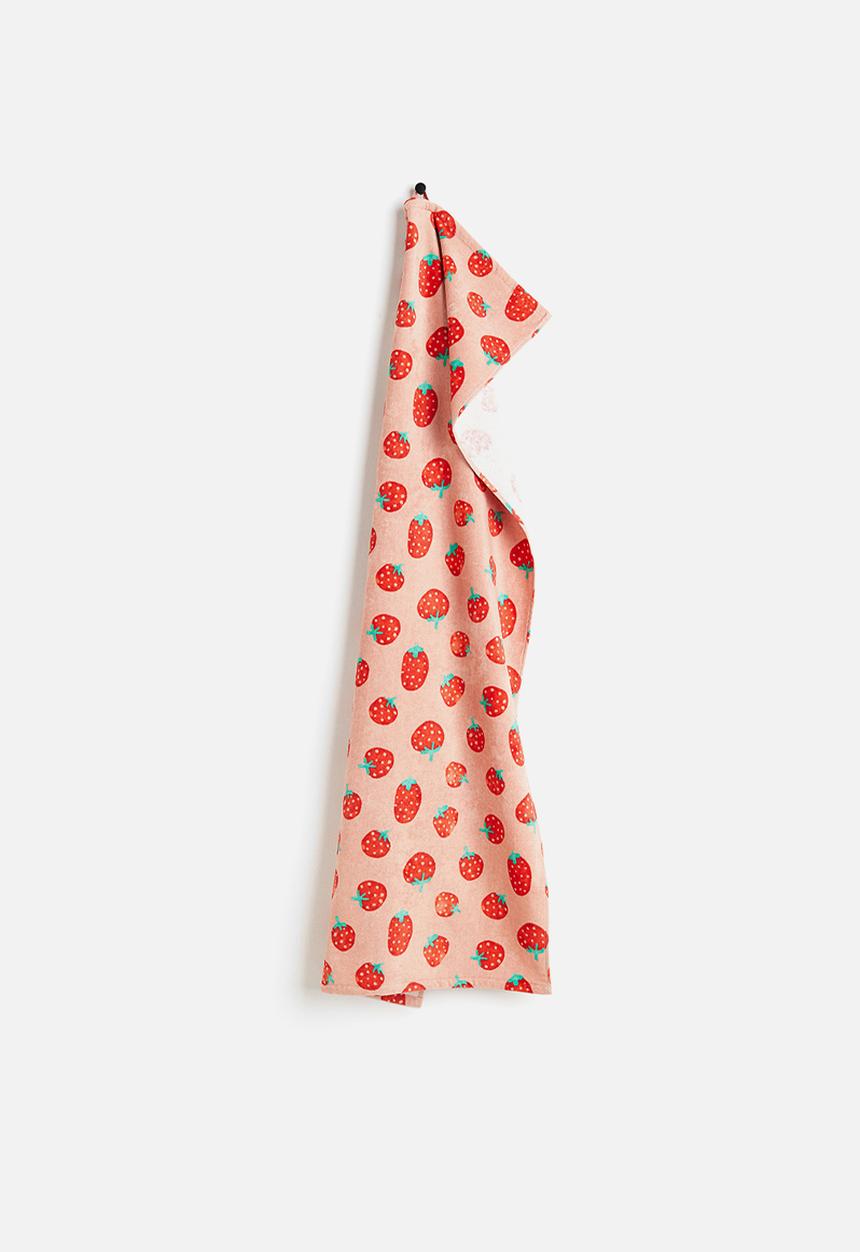H&M - Patterned bath towel - pink