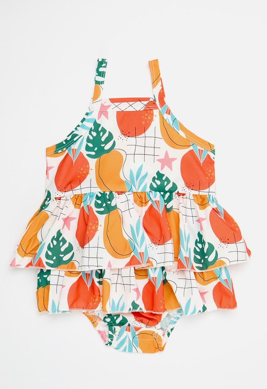 Pop Candy - Printed tiered dress - multi