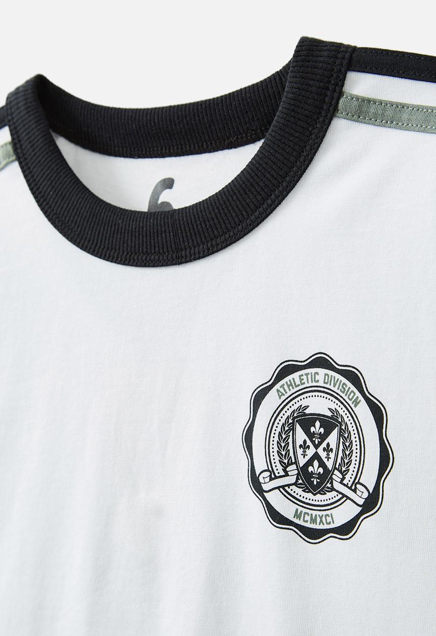Cotton On - Jonny short sleeve print tee - white/next level  7