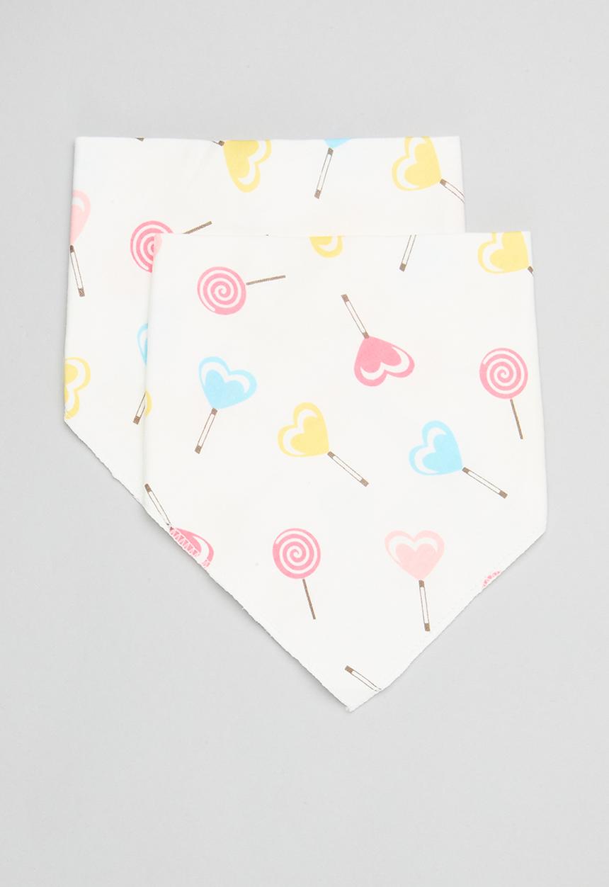 Pop Candy - 2 Pack printed bib set - multi