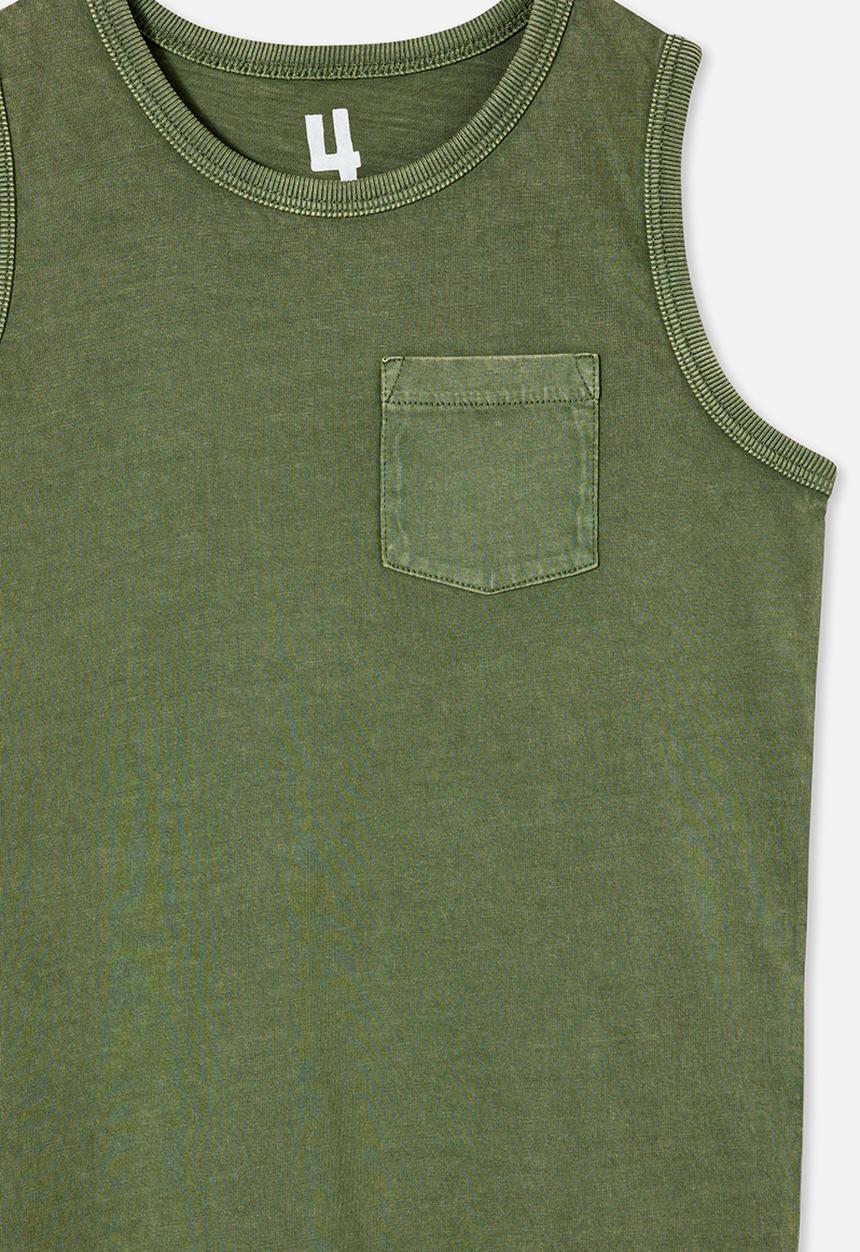 Cotton On - The essential tank - swag green wash