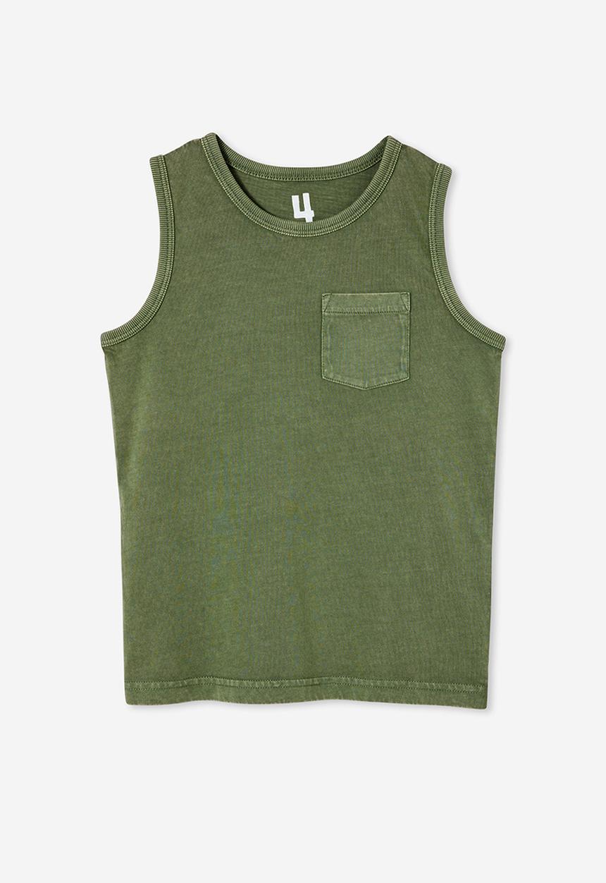 Cotton On - The essential tank - swag green wash
