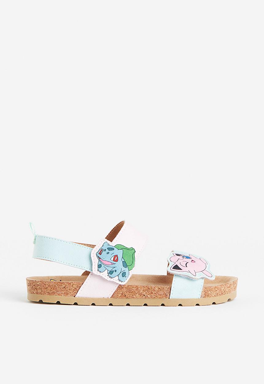 H&M - Ankle strap sandals - turquoise multi