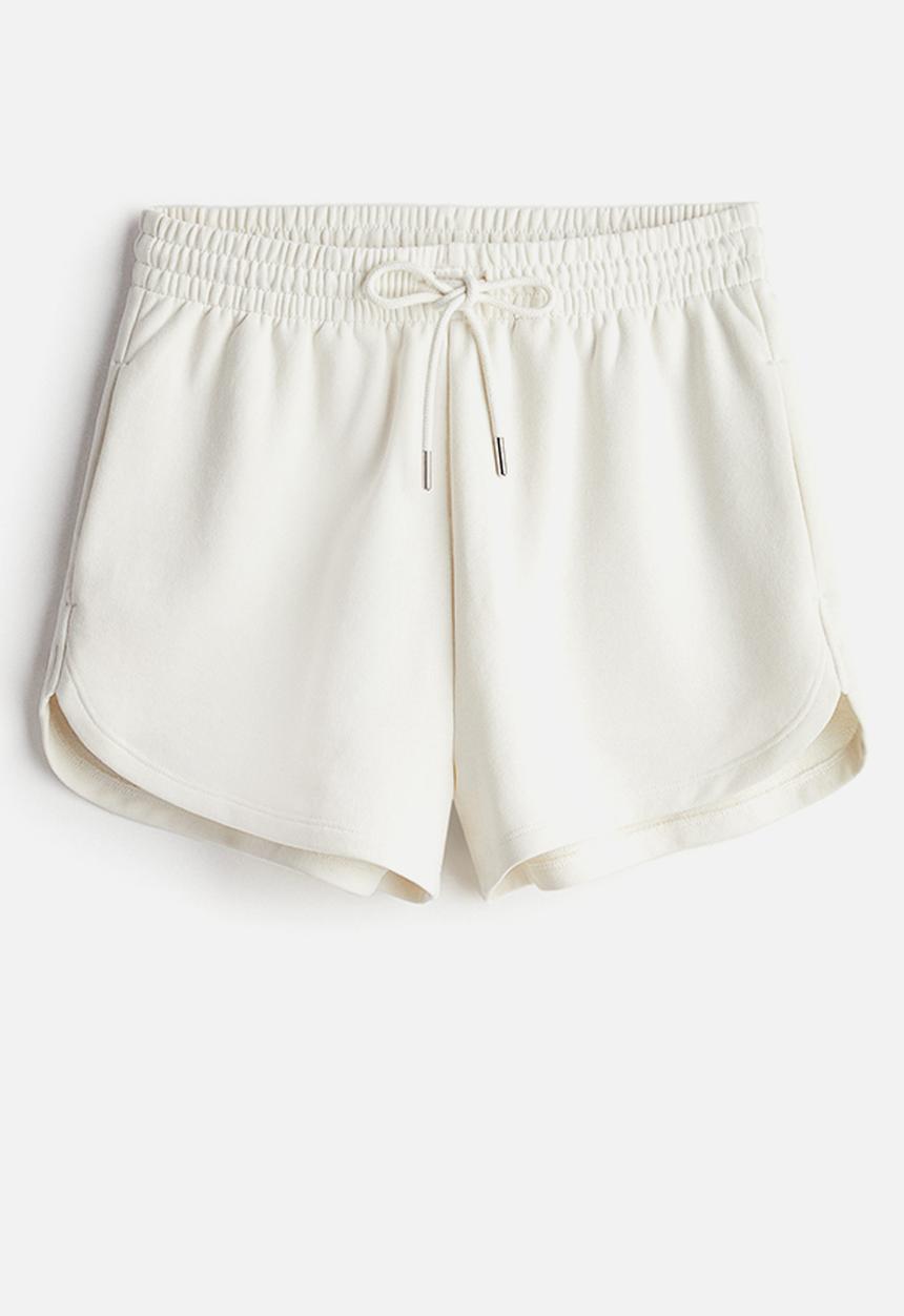 H&M - Sweatshirt shorts - white