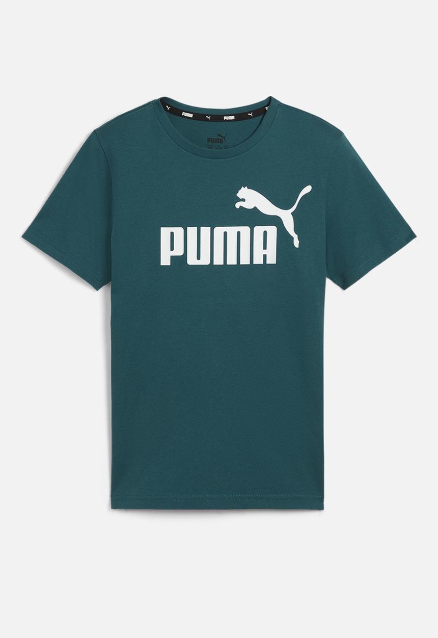 PUMA - Ess Logo Tee B - Cold Green