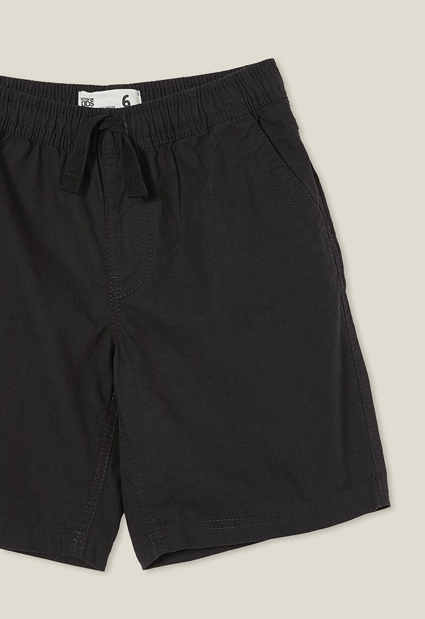 Cotton On - Eric easy short - black texture