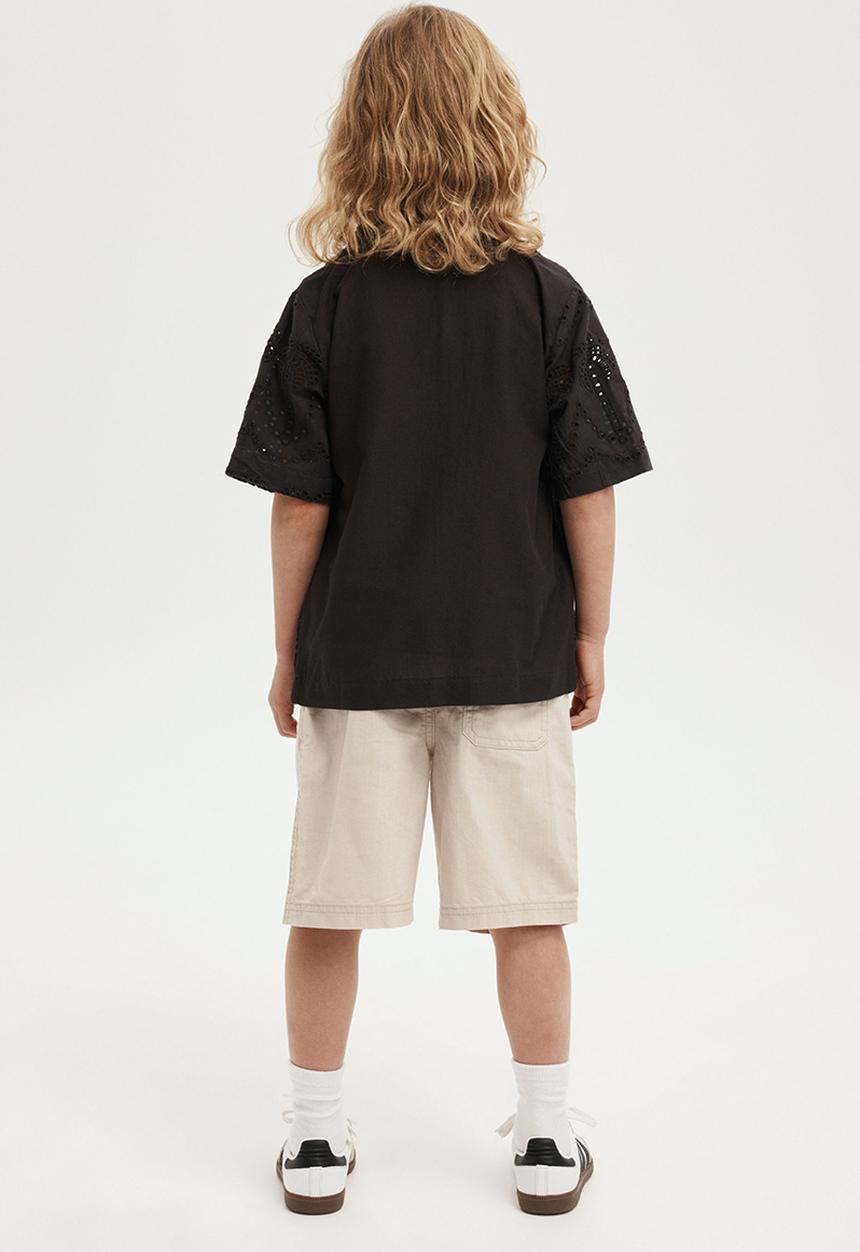 Cotton On - Eric easy short - stone texture