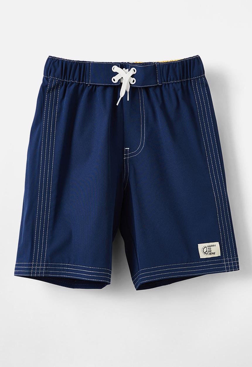Cotton On - Bobby stretch board short - in the navy/white stitch