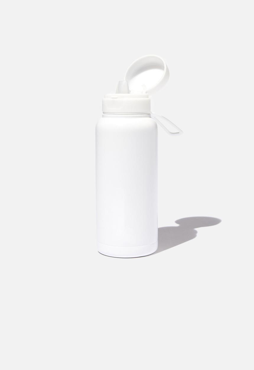 Typo - Grab And Go Drink Bottle 1L - White