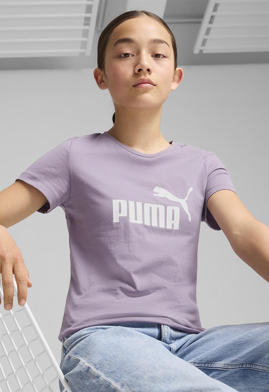 PUMA - Ess Logo Tee G - Pale Plum