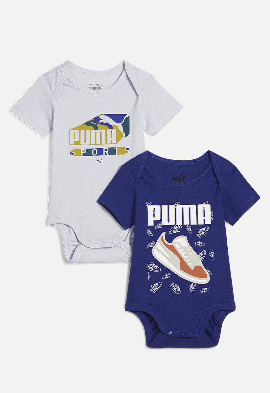 PUMA - Minicats Newborn Bodysuit 2Pcs Set Inf - Lapis Lazuli-Silver Mist
