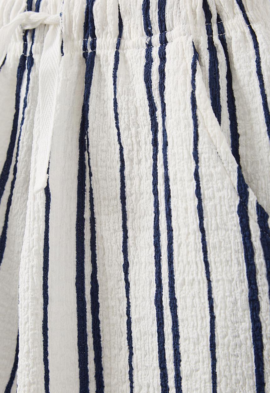 Cotton On - Hallie short - in the navy/stripe
