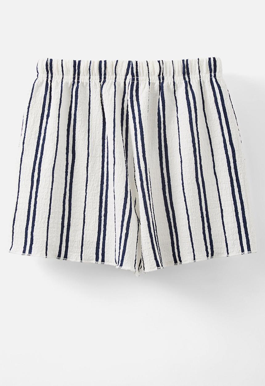 Cotton On - Hallie short - in the navy/stripe