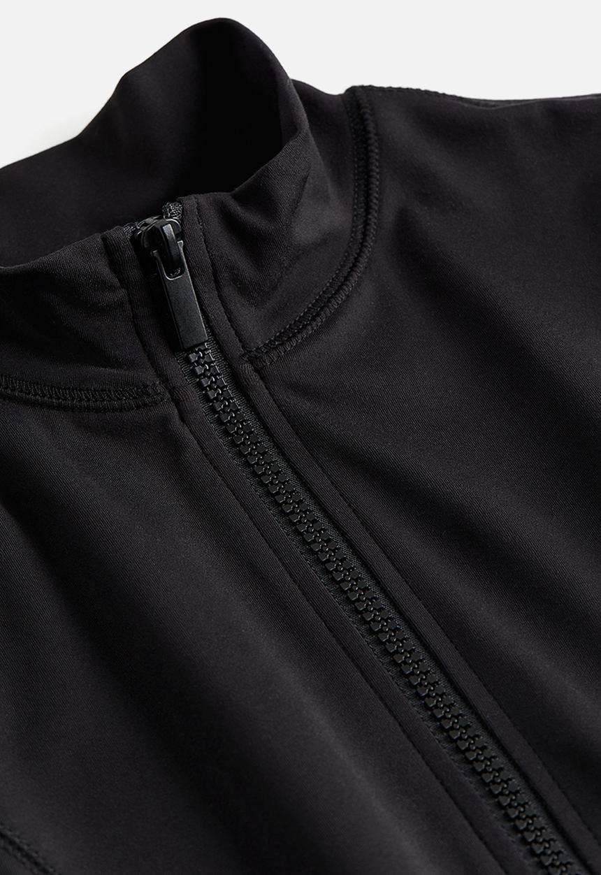 H&M - Zip-through top - black