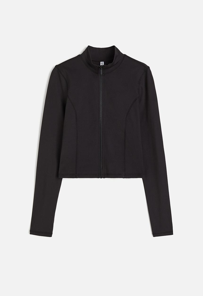 H&M - Zip-through top - black