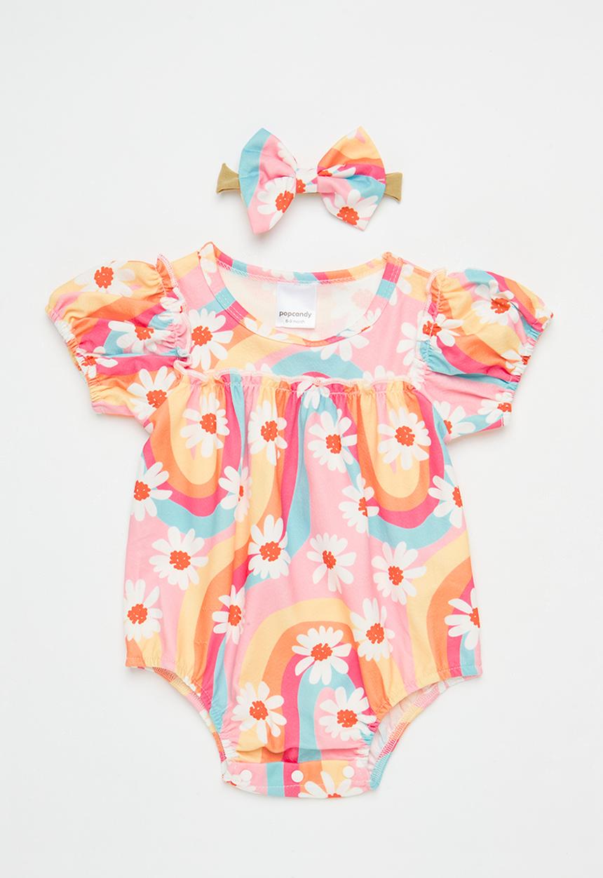 Pop Candy - Headband & romper set - multi