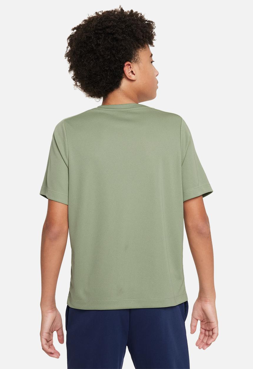 Nike - B nk df multi ss top - oil green/white