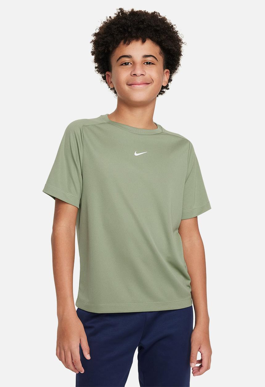 Nike - B nk df multi ss top - oil green/white